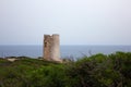 Tower of Capo Mannu at Sardinia, Italy Royalty Free Stock Photo