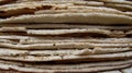 Tower of cassava bread