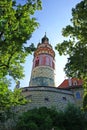 Tower of the castle of Cesky Krumlov Royalty Free Stock Photo