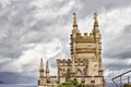 Tower of Castle `Lastochkino gnezdo` Royalty Free Stock Photo