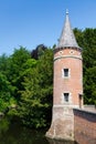 Tower castle moat