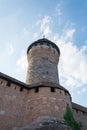 Tower of the castle of Nuremberg in the afternoon sun