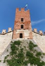 Tower of the Castle of Soave Royalty Free Stock Photo