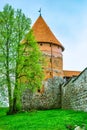 Tower of castle. Trakai, Lithuania Royalty Free Stock Photo