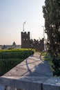 Tower of castle Udine and city Udine Royalty Free Stock Photo