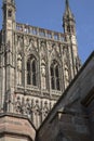 Tower of Cathedral Church; Worcester; England Royalty Free Stock Photo