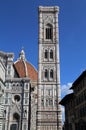 Tower of the cathedral of Florence, Italy Royalty Free Stock Photo