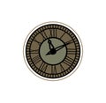 Classic clock design illustration