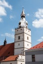 Tower of the Church of the Assumption in Ivancice near Brno