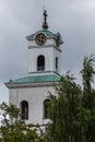 Tower of church in the old town of Rauma, UNESCO Heritage