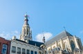 Tower of the Church of Our Lady, Breda, Netherlands Royalty Free Stock Photo