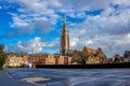 Tower of the Church of Our Lady Bruges Royalty Free Stock Photo