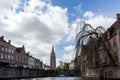 The Tower of the Church of our lady in Brugge, Belgium