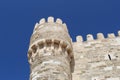 Tower of Citadel of Qaitbay, Egypt. Royalty Free Stock Photo