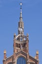 Tower clock of the Sant Pau hospital, Barcelona