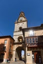 Tower of the Clock Torre del Reloj of Toro in Zamora. Spain