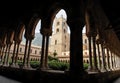 Tower and Columns Cloister of Monreale Cathedral