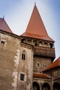 Tower - Corvin Castle, Hunedoara, Romania Royalty Free Stock Photo