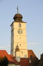 Tower of council in Sibiu Royalty Free Stock Photo