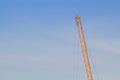 Tower crain construction building in blue sky Royalty Free Stock Photo