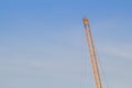 Tower crain construction building in blue sky Royalty Free Stock Photo