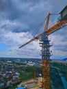 Tower crane building project