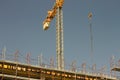 Tower crane - Davit in a construction site