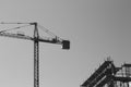 Tower crane - Davit in a construction site