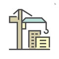 Tower crane icon