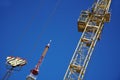 Tower crane with a lifting capacity of 10 tons. Royalty Free Stock Photo