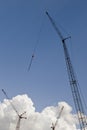 Tower Cranes Royalty Free Stock Photo