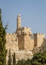 The Tower of David, Jerusalem Citadel, Israel Royalty Free Stock Photo