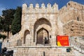 Tower of David in Jerusalem city of Israel. Historical buildings. King David Museum. Royalty Free Stock Photo