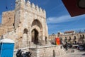 Tower of David in Jerusalem city of Israel. Historical buildings. King David Museum. Royalty Free Stock Photo