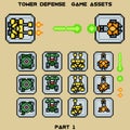 Tower defense game assets part 1