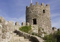 Tower detail inside the Castle of the Moors