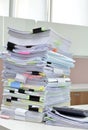 Tower of Documents Royalty Free Stock Photo