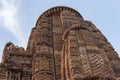 Tower dome of Hindu temple In India's Khajuraho.