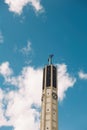 Tower of the Eglise Saint Bernard church Royalty Free Stock Photo