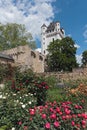 The tower of the electoral castle in eltville on the rhine germany