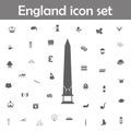 Tower in england icon. England icons universal set for web and mobile