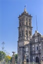 Angel Tower Facade Outside Puebla Cathedral Mexico Royalty Free Stock Photo