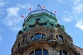 Tower of the Feniks co-operative department store in Wroclaw Royalty Free Stock Photo