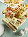Tower Of Finger Food Royalty Free Stock Photo