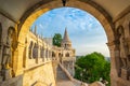 Tower of Fisherman`s Bastion in Budapest city, Hungary Royalty Free Stock Photo