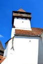 Tower of the fortified saxon medieval church Homorod, Transylvania