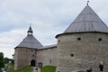 The tower of the fortress of the cultural monument in the Russia Staraya Ladoga