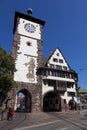 Tower in Freiburg im Breisgau Royalty Free Stock Photo