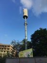 Tower of 4G and 5G cellular. Cell Site Base Station. Wireless Communication