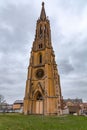 Tower of the Garrison Temple in Metz, France Royalty Free Stock Photo